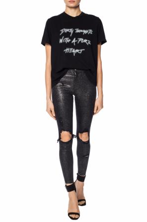 Glitter jeans with rips, zdjęcie 2 Glitter jeans with rips od Amiri